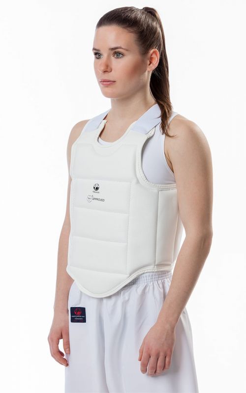 Karate Vest, TOKAIDO Body Guard, WKF, white