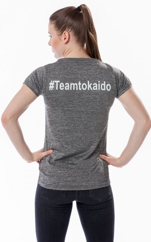 Damen T-Shirt, TOKAIDO Team (WKF), grau