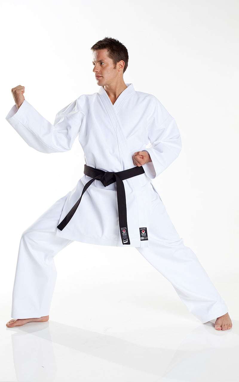 JKA Karate Gi, TOKAIDO Tsunami Silver, 12 oz., white Traditional Gi`s
