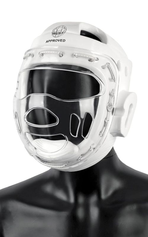 Karate Head Guard, TOKAIDO Junior, WUKF Face & Teeth Protectors