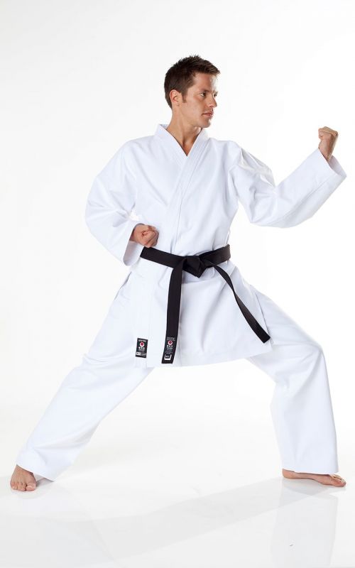 JKA Karate Gi, TOKAIDO Tsunami Gold, 14 oz., white