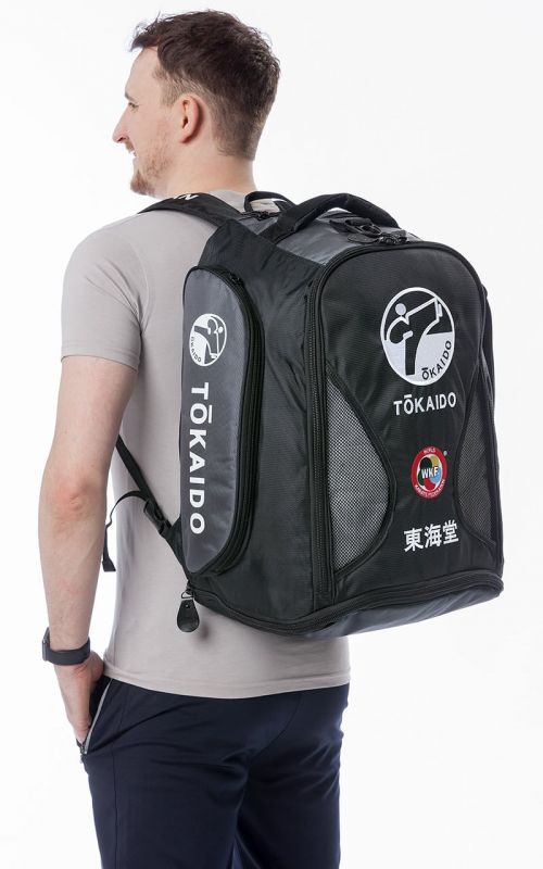 Multi-Functional sports bag, TOKAIDO Moster Bag, black / grey