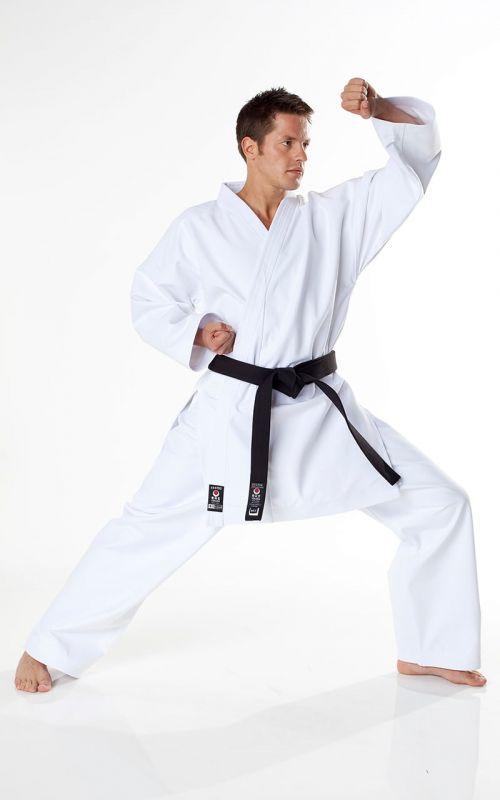 JKA Karate Gi, TOKAIDO Tsunami Silver, 12 oz.