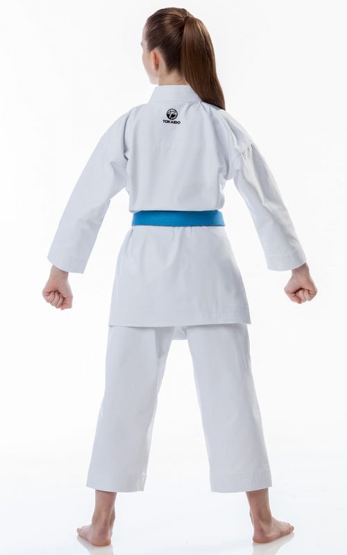 Anfänger Karateanzug, TOKAIDO Kata Master Junior, WKF, Slim Fit, 12 oz.