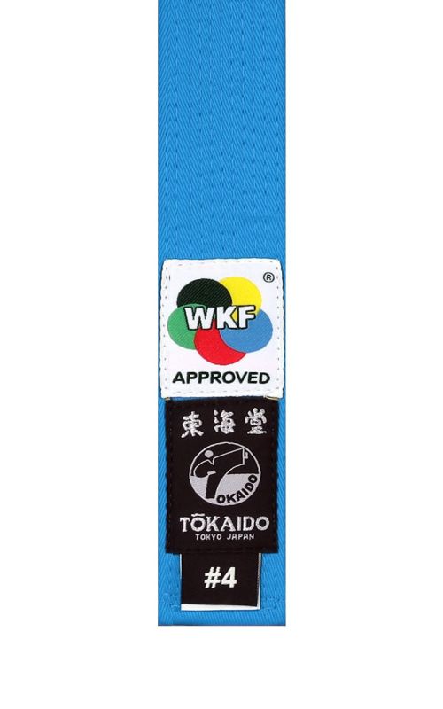 Karate Wettkampfgürtel, TOKAIDO, WKF, Baumwolle