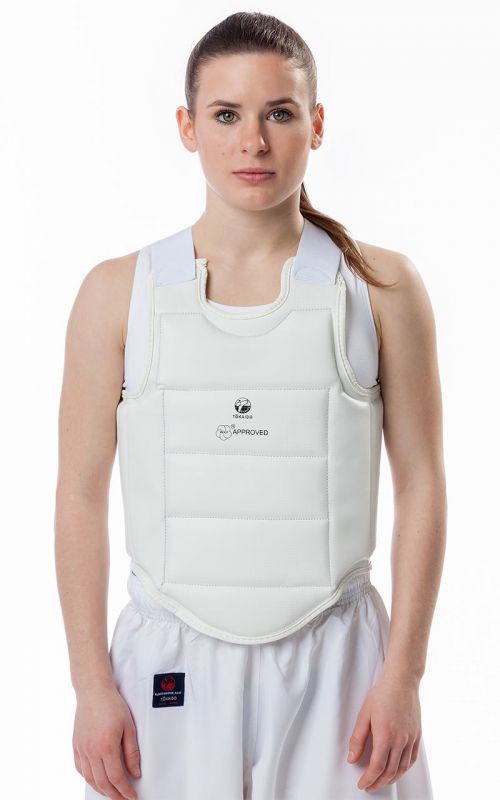 Karate Vest, TOKAIDO Body Guard, WKF, white