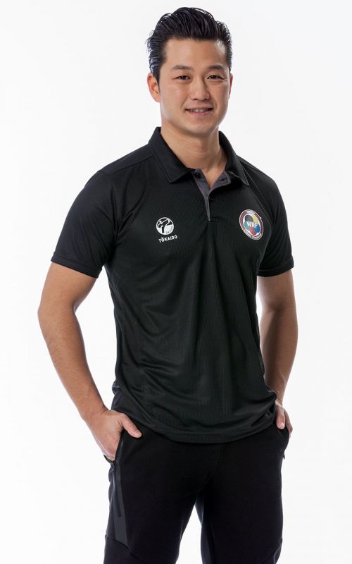 Polo-Shirt, TOKAIDO Team (WKF), schwarz