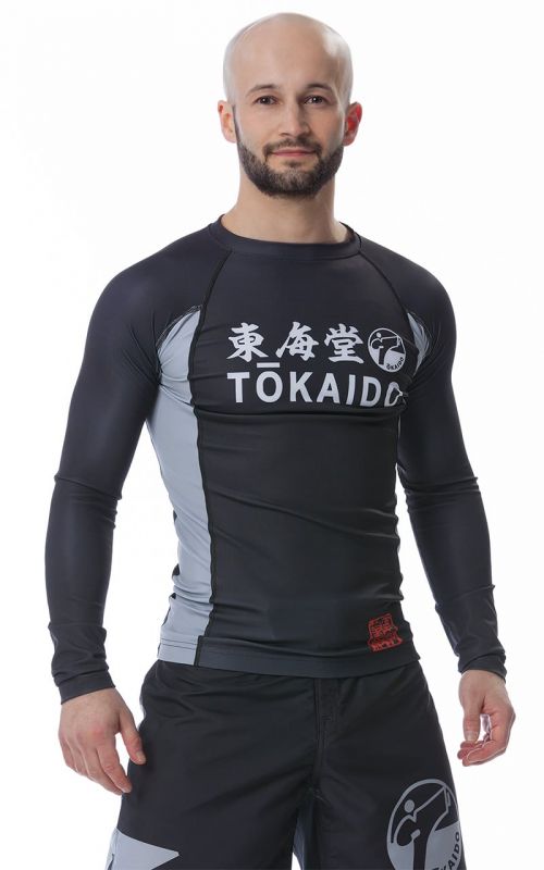 Rashguard, TOKAIDO Athletic Japan, black / grey