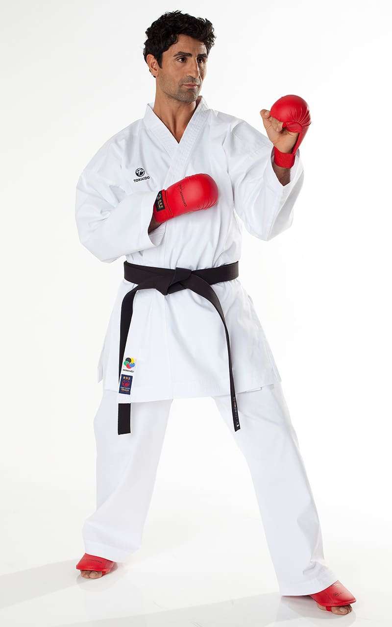Karate Gi, TOKAIDO Kumite Master, WKF, 8 oz., white Kumite Gi`s
