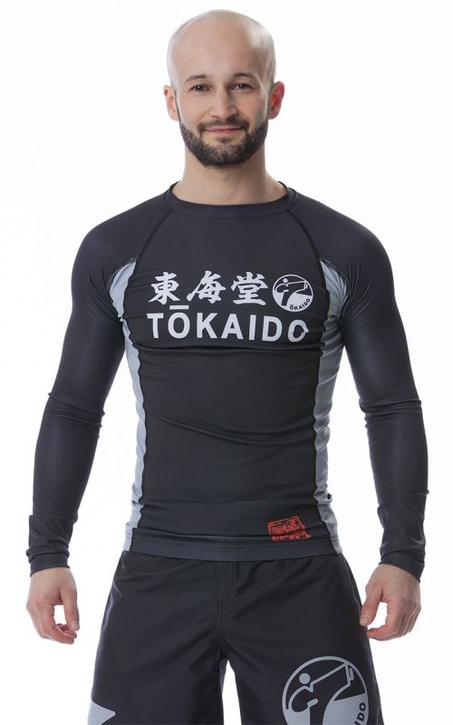 Rashguard, TOKAIDO Athletic Japan, black / grey