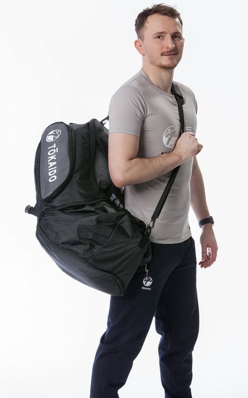 Multi-Functional sports bag, TOKAIDO Moster Bag, black / grey