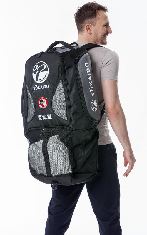 Multi-Functional sports bag, TOKAIDO Moster Bag, black / grey