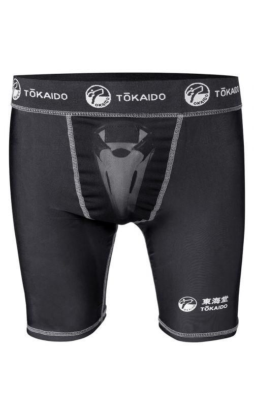 Shorts mit Tiefschutz, TOKAIDO Athletic, schwarz