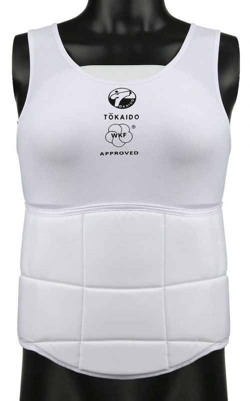 TOKAIDO Karate Vest, Body Protector PRO Lady, WKF