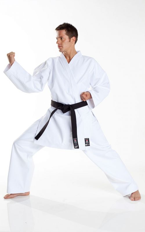 JKA Karate Gi, TOKAIDO Tsunami Silver, 12 oz.