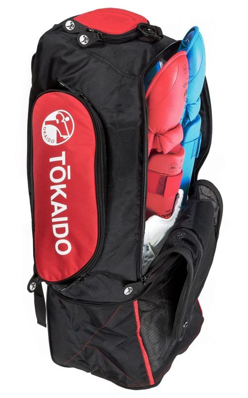 Multi-Functional sports bag, TOKAIDO Moster Bag Pro, black / red