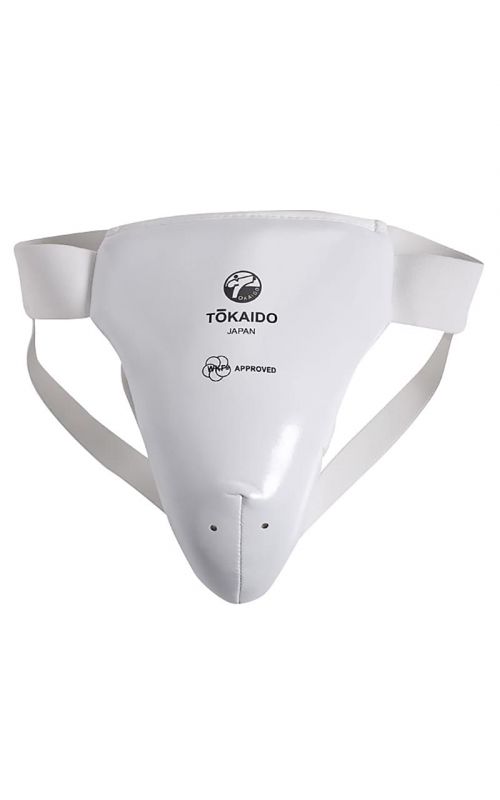 Men&#039;s Karate Groin Guard, TOKAIDO WKF, white